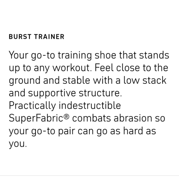 NOBULL 8 9.5 Burst Trainer Striped Shoes - Picture 15 of 16